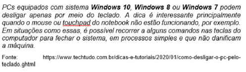 Imagem associada para resolução da questão